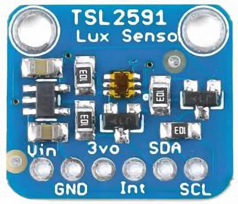 TIC TOC Store 2pcs TSL2591 High Dynamic Range Digital Light Sensor Breakout Module - 600,000,000:1 Ratio, Dual-Spectrum Visible/IR Detection, I2C Interface for QWIIC & Arduino - Image 3